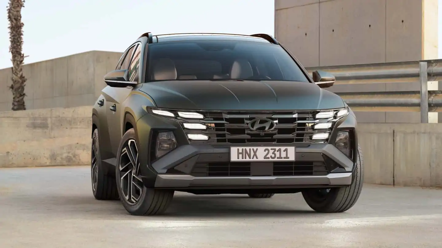 Новый интерьер Hyundai Tucson 2025 года